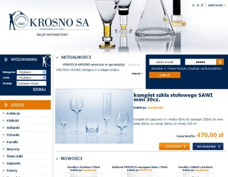 Sklep internetowy Krosno S.A.