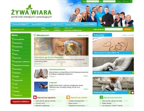 Żywa Wiara - Portal ludzi wierzących i poszukujących