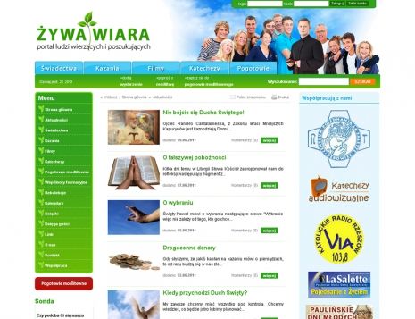 Żywa Wiara - Portal ludzi wierzących i poszukujących
