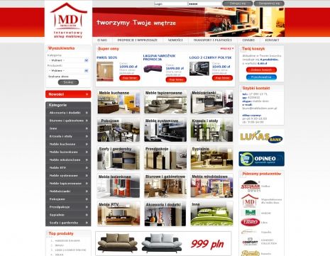 Sklep internetowy MebloDom