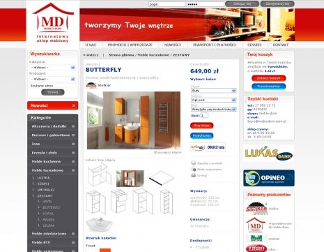 Sklep internetowy MebloDom