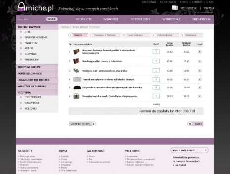 Amiche - sklep internetowy dla kobiet