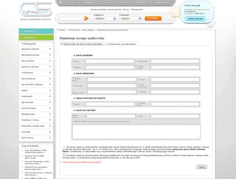 Sklep internetowy Cyfrowy Świat