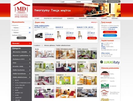 Sklep internetowy MebloDom