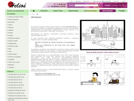 Skle internetowy Helios szkło