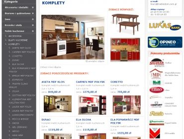 Sklep internetowy MebloDom