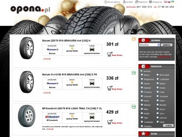 Sklep internetowy Opona.pl