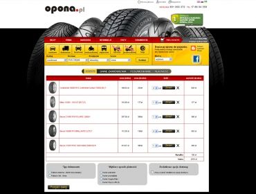 Sklep internetowy Opona.pl