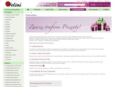 Skle internetowy Helios szkło