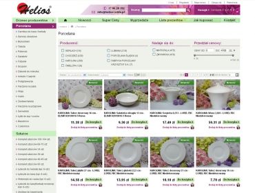 Skle internetowy Helios szkło